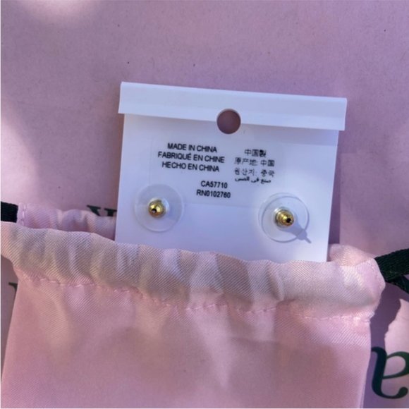 NWT Kate Spade Spades & Studs Enamel Studs - Picture 3 of 3
